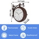thumbnail image 2 of RELOJ DE PARED BESTIME 25 cm Doble Cara Metal Antiguo Rojo, 2 of 5