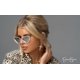 thumbnail image 2 of Gafas de sol Jessica Simpson 64 mm UV400 metal cuadradas, 2 of 3