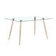 thumbnail image 1 of Mesa Restangular Prince Premium 130 - Simil Madera Natural, 1 of 3