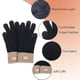 thumbnail image 3 of Guantes de lana de alpaca tejidos con pantalla táctil para mujer, otoño e invierno, cálidos, anticongelantes, forrados con vellón, gruesos y de dedos completos., 3 of 5