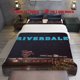 thumbnail image 1 of 3pcs River Valley Themed Printed Three Piece Bedding Set Soft Quilt Cover And Two Pillowcases, 1 of 5