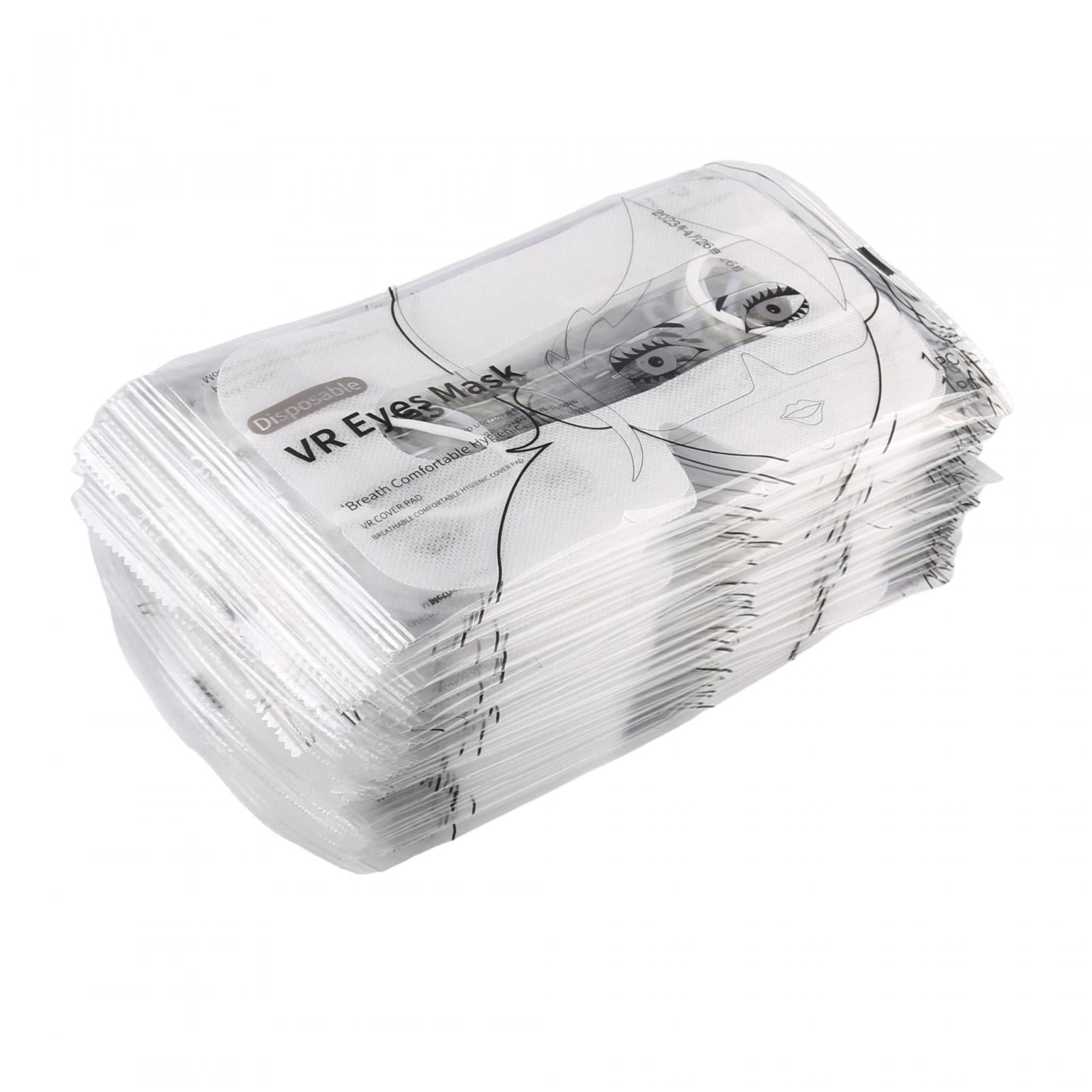 Bothyi - 50x Máscaras Desechables Para Ojos Vr Realidad Virtual Vr Relleno Vr Mascarilla Sanitaria Blanco