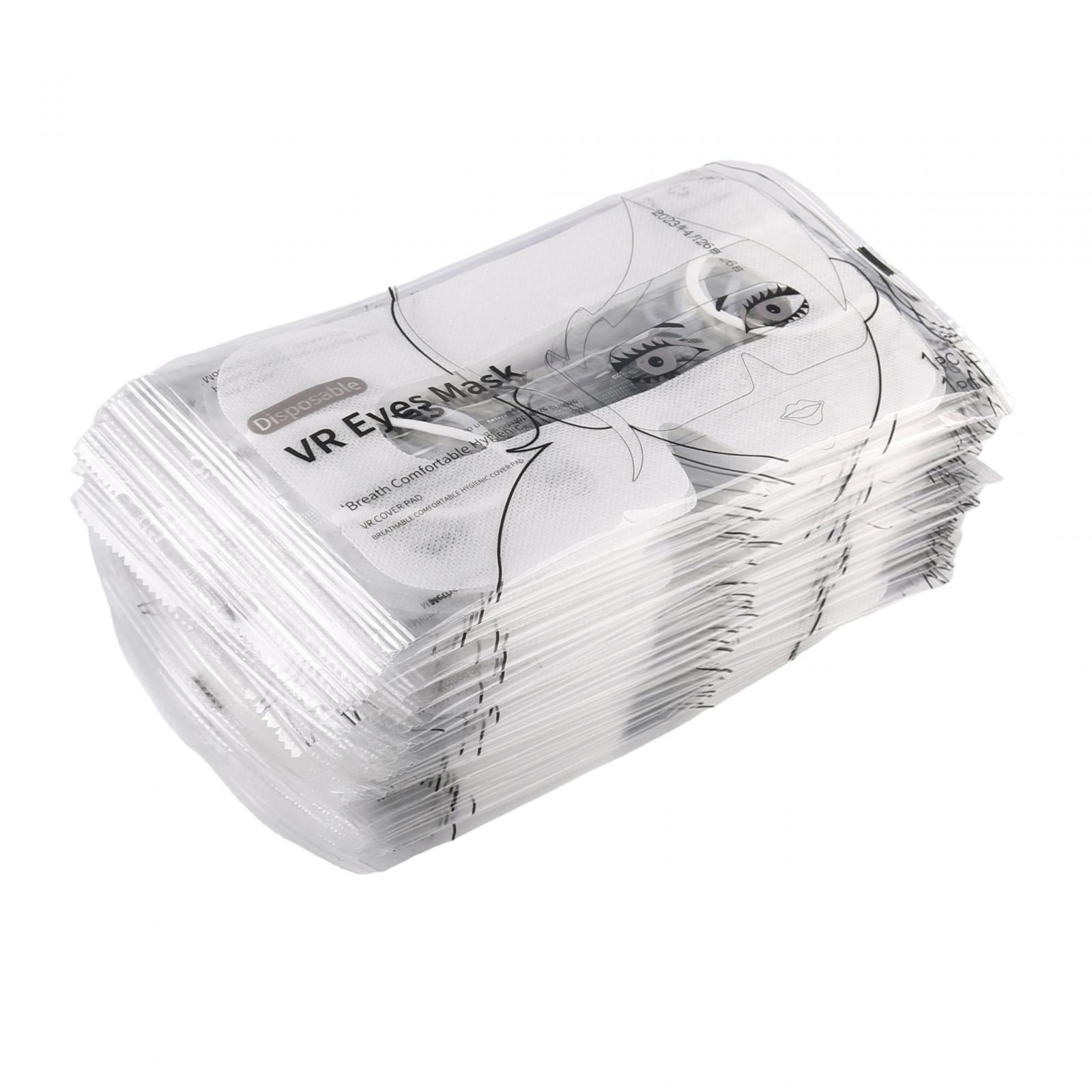 Bothyi - 50X Máscaras Desechables Para Ojos Vr Realidad Virtual Vr Relleno Vr Mascarilla Sanitaria Blanco