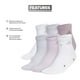 thumbnail image 3 of Calcetines Adidas Athletic acolchados, paquete de 6 unidades, talla M, para mujer, 3 of 3