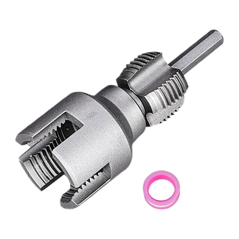 Ioensy - Herramienta Manual Para Roscar Tubos, Herramienta Para Roscar Tubos Para Mantenimiento De Edificios, Reparación, 6 Puntas