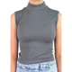 thumbnail image 3 of Top Acanalado Mujer Polera Sin Manga Cuello Alto Fashion 1001, 3 of 4