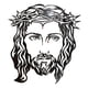 thumbnail image 2 of Estatuilla De Cabeza De Jesús De Metal Decoración Espiritual 35x25cm Adorno Del Día Del Padre, 2 of 3