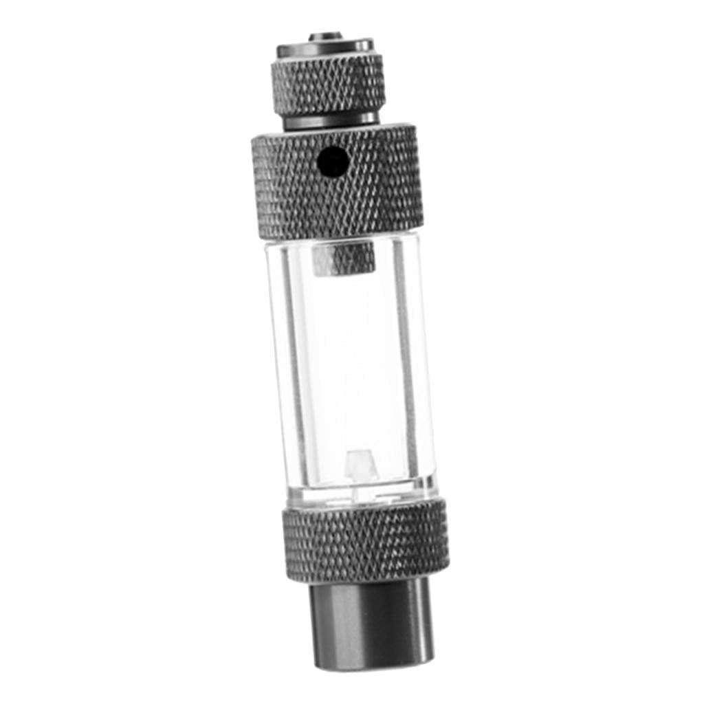 Dispositivos Contadores De Burbujas De CO2, Tubo Transparente, Portátil, Multiusos Con Válvulas De Retención