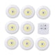 thumbnail image 1 of Luz Bajo el Gabinete, Luz Nocturna con Control Remoto para Gabinete, Pasillo, Closet, 8 Luces, Blanca, 1 of 3