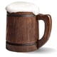 thumbnail image 1 of Cerveza de raíz Beer Stein HOZPROM, 600 ml, hecha a mano de madera con vaso, 1 of 7