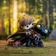 thumbnail image 3 of Figura De Vinilo Coleccionable Pop! Rides Deluxe Hiccup Con Toothless, 3 of 8