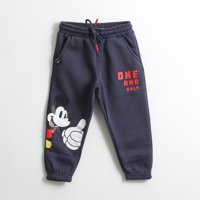 Pantalón De Buzo Niño Print Mickey Mouse Azul Marino Disney