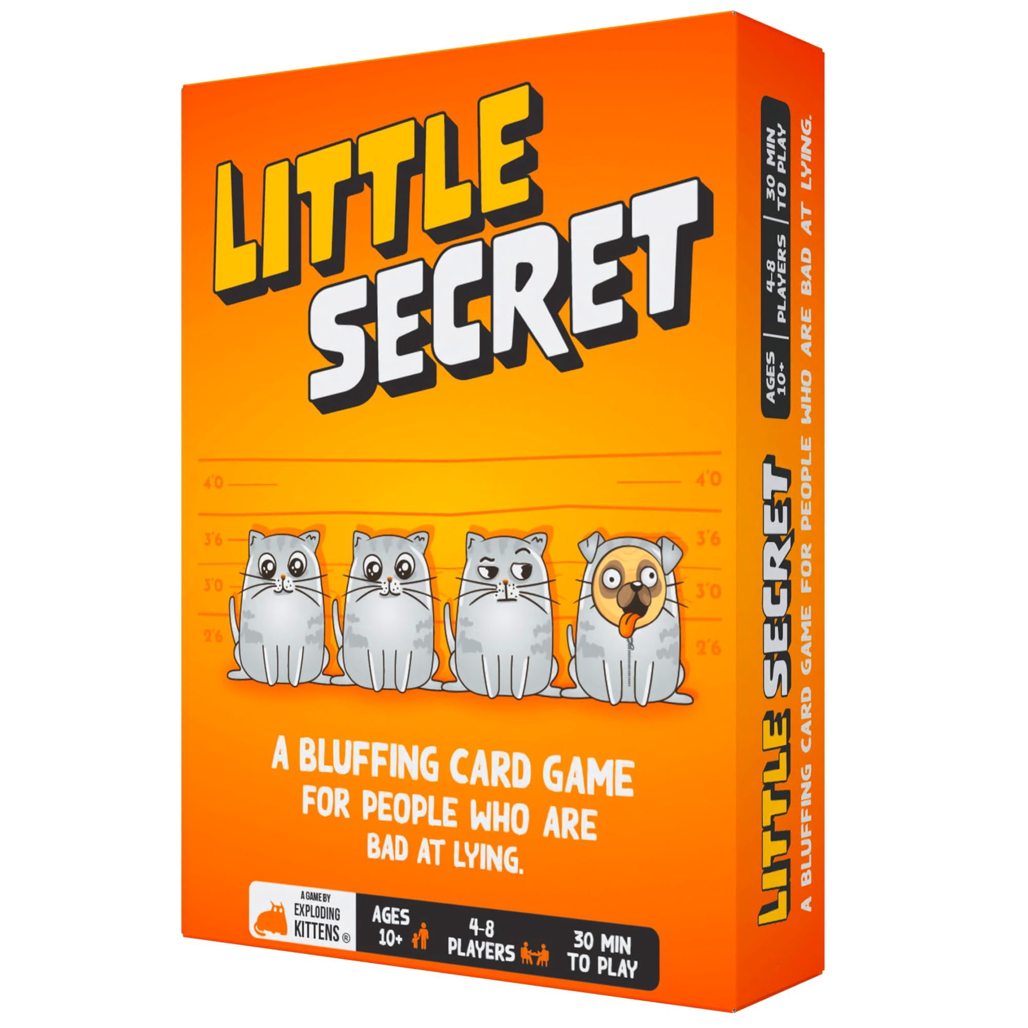 Juego De Mesa Atm Gaming Little Secret Exploding Kittens Collab