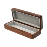 Ioensy - Estuche Rígido Para Gafas Estuche Portátil De Madera Para Gafas Estuche Para Gafas De Sol Estuche Para Anteojos Marrón Oscuro