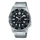 thumbnail image 1 of Reloj Casio Standard Analog Stainless Steel Black Dial Quartz MTD-135D-1AV Men's Watch, 1 of 3