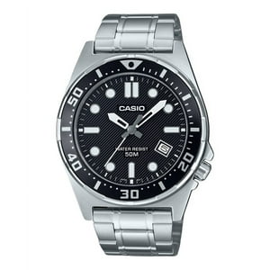 Reloj Casio Standard Analog Stainless Steel Black Dial Quartz Mtd-135D-1Av Men'S Watch