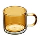 thumbnail image 3 of Copa De Vidrio De 250 Ml Copa De Champán De Boca Redonda De Doble Capa Para Café Marrón, 3 of 3