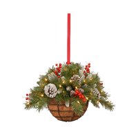 Bothyi - Cesta De Flores Corona Decoración Primavera Verano Corona Para Árbol De Navidad Hogar Pared Estilo E