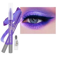 Barra De Sombra De Ojos Daeuwiutr Purple Shimmer Waterproof #3