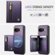 thumbnail image 4 of Google Pixel 9a Para Funda de Teléfono Compatible con MagSafe 2 en 1 Billetera con Tarjetero y Bolsillo con Cierre para Efectivo, Funda de Cuero PU, Bloqueo RFID, Soporte Magnético Protector Mujeres, 4 of 8