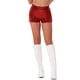 thumbnail image 1 of INSPIRE CHIC Pantalones Cortos de Mujer con Lentejuelas Brillantes de Cintura Media Sólida para Cóctel con Cintura Elástica Rojo L, 1 of 6