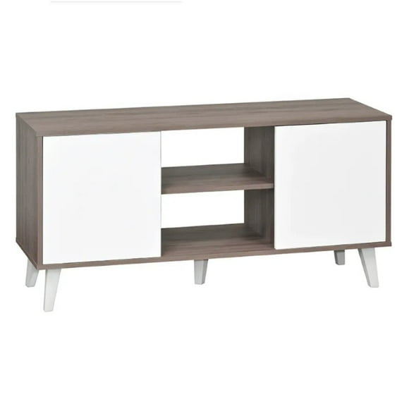 Rack Tv Atlanta Roble Santana/Blanco
