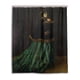 thumbnail image 1 of Cortina de ducha con diseño de vestido verde Camille, juego de cortinas de baño con ganchos, tamaño 60 x 72 pulgadas, 1 of 3