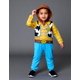 thumbnail image 4 of Overol Disney Toy Story Woody 5T con capucha multicolor, 4 of 6