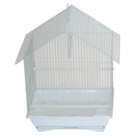 Cage Yml A1114Mwht House Style Para Periquito Pequeño