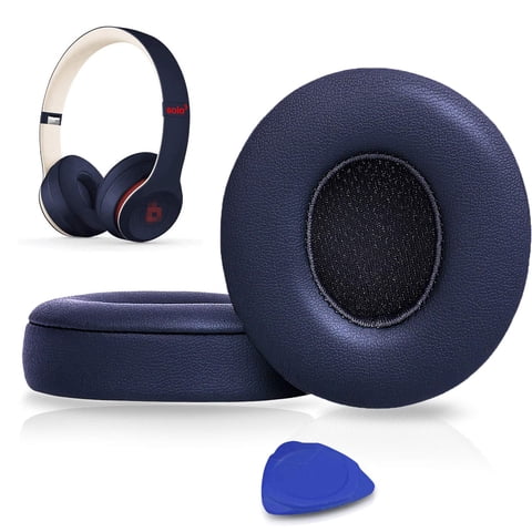 Almohadillas De Repuesto Solowit Para Beats Solo2 Solo3 Wireless, Color Azul Marino