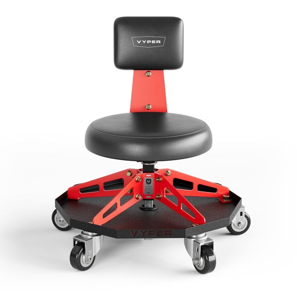 Silla Shop Vyper Robust Steel Sport con respaldo y tapa de 300 libras.