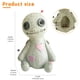 thumbnail image 3 of 1pc, Handmade Voodoo Doll Incense Cone Burner - Desktop Backflow Incense Holder for Home Decoration and Yoga Room - Smoke from Eyes - Resin Ornament - Halloween Decor, 3 of 4