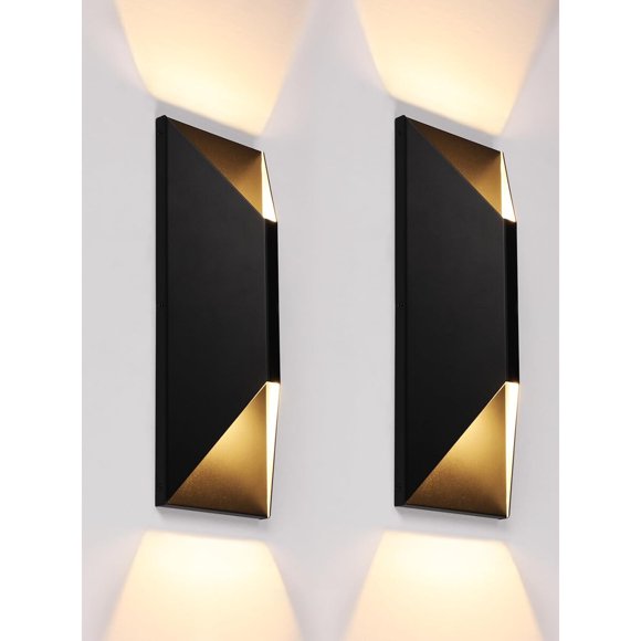 Aplique LED LEONLITE Up Down Regulable, 2 Unidades, 100-277 V