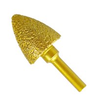 Ioensy - Broca De Fresa Con Cabezal De Pulido De Diamante, Vástago De 60 Mm De Largo Y 6 Mm Para Pulir Metal, 20 Mm