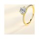 thumbnail image 5 of Anillos de Compromiso de Moissanita de 1 Uds para Mujer Color D Claridad VVS1 Anillos de Diamante de Plata Esterlina S925 Chapados en 14K Bandas de Boda de Moissanita con Certificado, 5 of 9