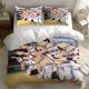 thumbnail image 1 of 3pcs Di Guang Middle School Basketball Court Style Pattern Three-Piece Set Soft Duvet Cover + Pillowcases, 1 of 1