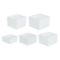 Bothyi - 5 Piezas De Elevadores De Buffet Con Forma De Cubo, Elevadores Anidados Para Bodas, Fiestas De Cumpleaños