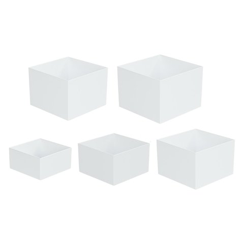 Bothyi - 5 Piezas De Elevadores De Buffet Con Forma De Cubo, Elevadores Anidados Para Bodas, Fiestas De Cumpleaños