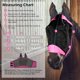thumbnail image 2 of Máscara antimoscas para caballo SMFUSMFU talla grande, rosa, con protección UV, 2 of 6