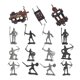 thumbnail image 1 of Figuras De Soldados Caballeros Soldados Medievales Modelo Figura De Acción Soldado Juguetes, 1 of 5