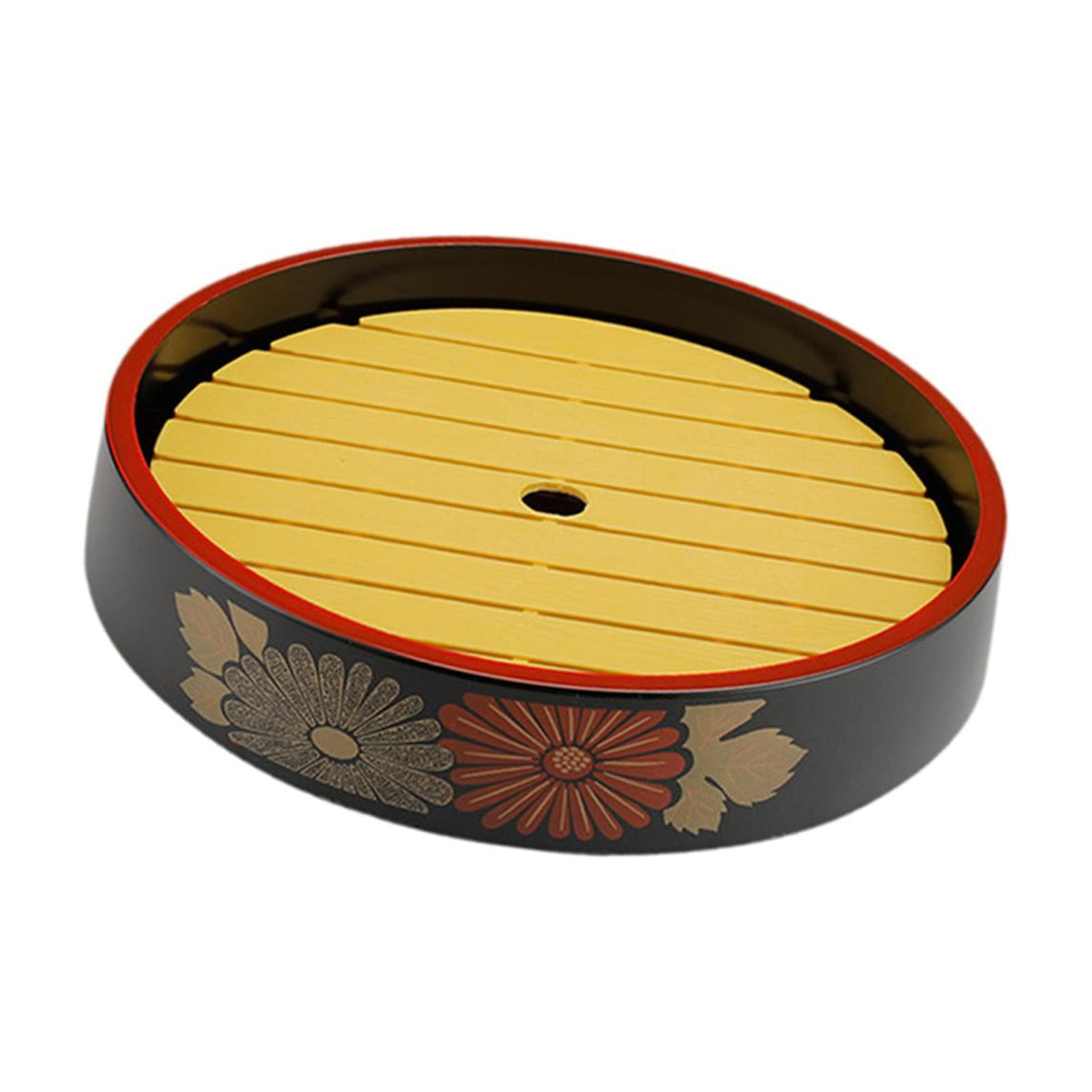 Magideal - Plato De Presentación De Sushi, Plato De Sashimi, Plato De Cena, Tabla Redonda De Sushi, Plato De Sushi, Plato Para Servir Sushi Para Restaurante, Coc 24 Cm