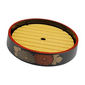 Magideal - Plato De Presentación De Sushi, Plato De Sashimi, Plato De Cena, Tabla Redonda De Sushi, Plato De Sushi, Plato Para Servir Sushi Para Restaurante, Coc 24 Cm