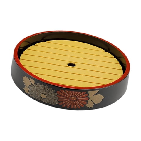 Magideal - Plato De Presentación De Sushi, Plato De Sashimi, Plato De Cena, Tabla Redonda De Sushi, Plato De Sushi, Plato Para Servir Sushi Para Restaurante, Coc 24 Cm