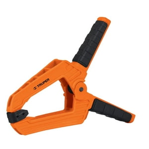 Truper - Pinza Carpintero Plastica Resorte Largo 8"" Apertura 4""