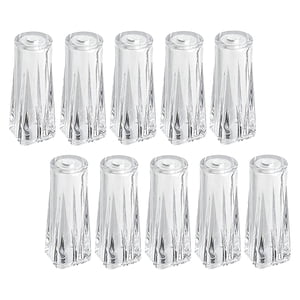 Magideal - 10 Piezas De Borlas Con Cordón De Fácil Instalación, Colgantes Transparentes, Borlas De Cordón Para Persianas Horizontales, Cortina De Ventilador De