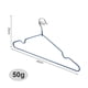 thumbnail image 5 of Percha para ropa de adulto, percha de ropa revestida de plástico, percha de ropa de metal antideslizante sin costuras, percha de ropa, 1 pieza, 5 of 5