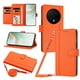 thumbnail image 1 of Funda Tipo Libro para Honor Magic 8 Pro con Ranuras para Tarjetas, Naranja, 1 of 6