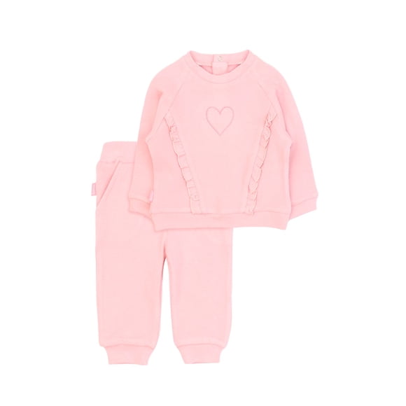 Conjunto newborn niña vuelos heart