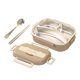 thumbnail image 2 of Bento Box Contenedor De Almuerzo Moderno De Gran Capacidad De 1 Litro Para Picnic, Oficina, Camping, Color Caqui, 2 of 5