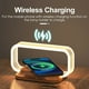 thumbnail image 5 of Cargador Inalámbrico LED Soporte de Mesa Lámpara de Escritorio Soporte de Teléfono Móvil Estación de Carga Rápida Dock Para iPhone Samsung Xiaomi-Grano de madera, 5 of 7